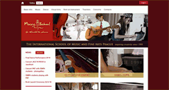 Desktop Screenshot of musicschoolprague.com